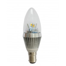 LED 5W B15 Candelabra Base Warm White 3000K Candle Light Bullet Top